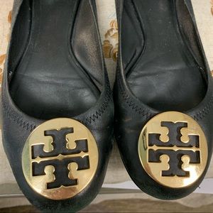 Black Tory Burch Flats